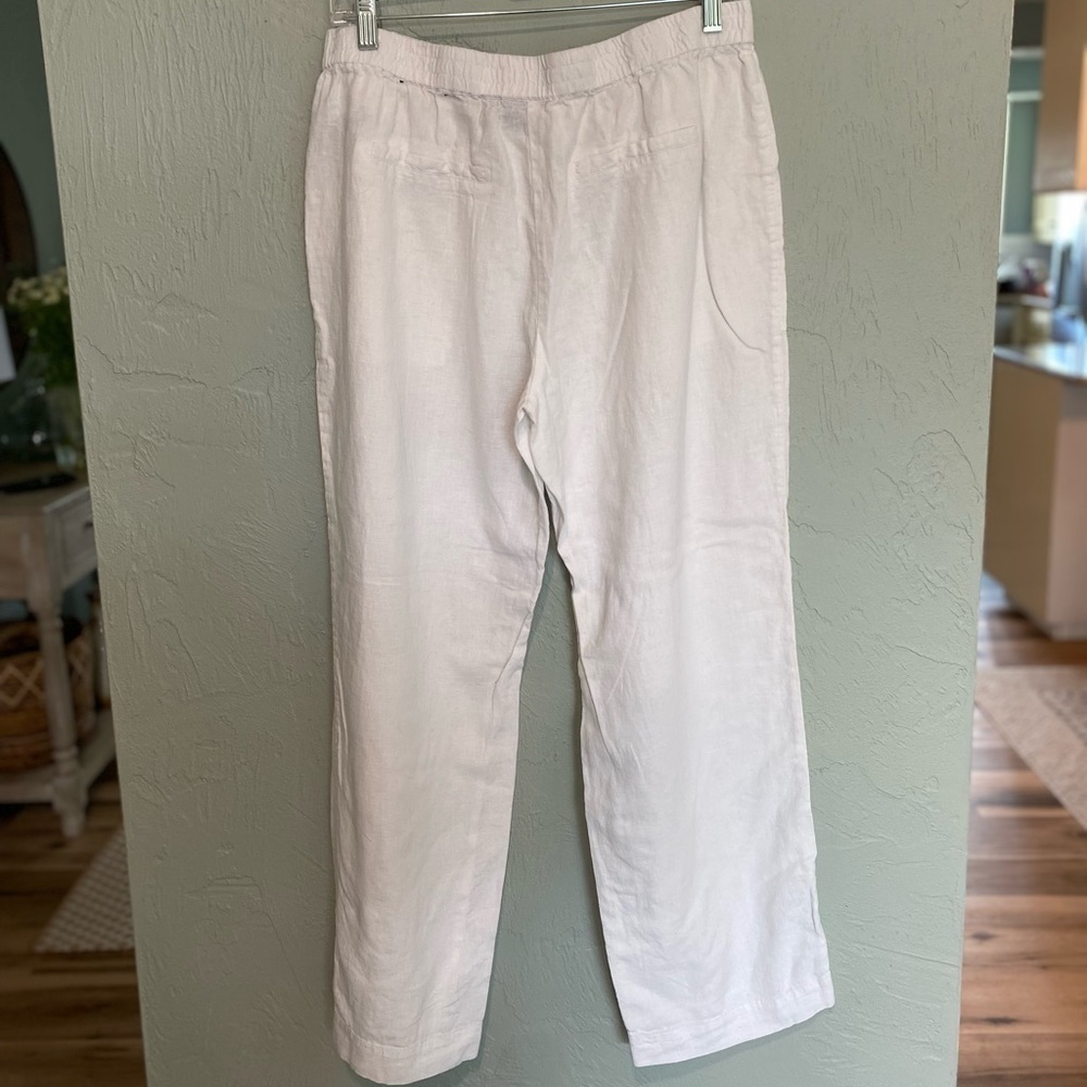 Women’s Rafaela white wide leg pull on comfort size Medium - Picture 4 of 12